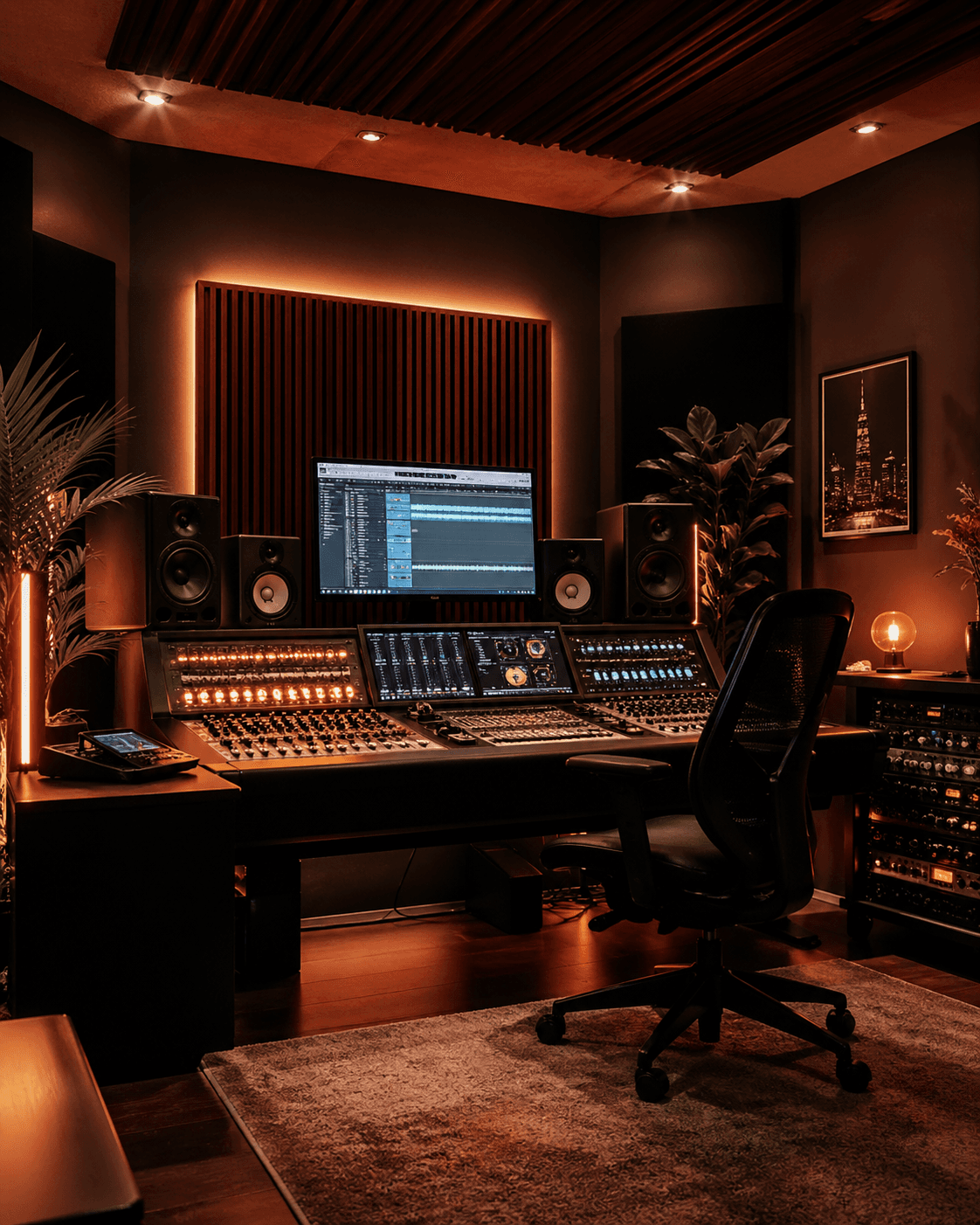 RareStarr in the studio
